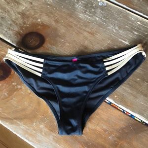 Gorgeous VS Gold banded cheeky bottoms